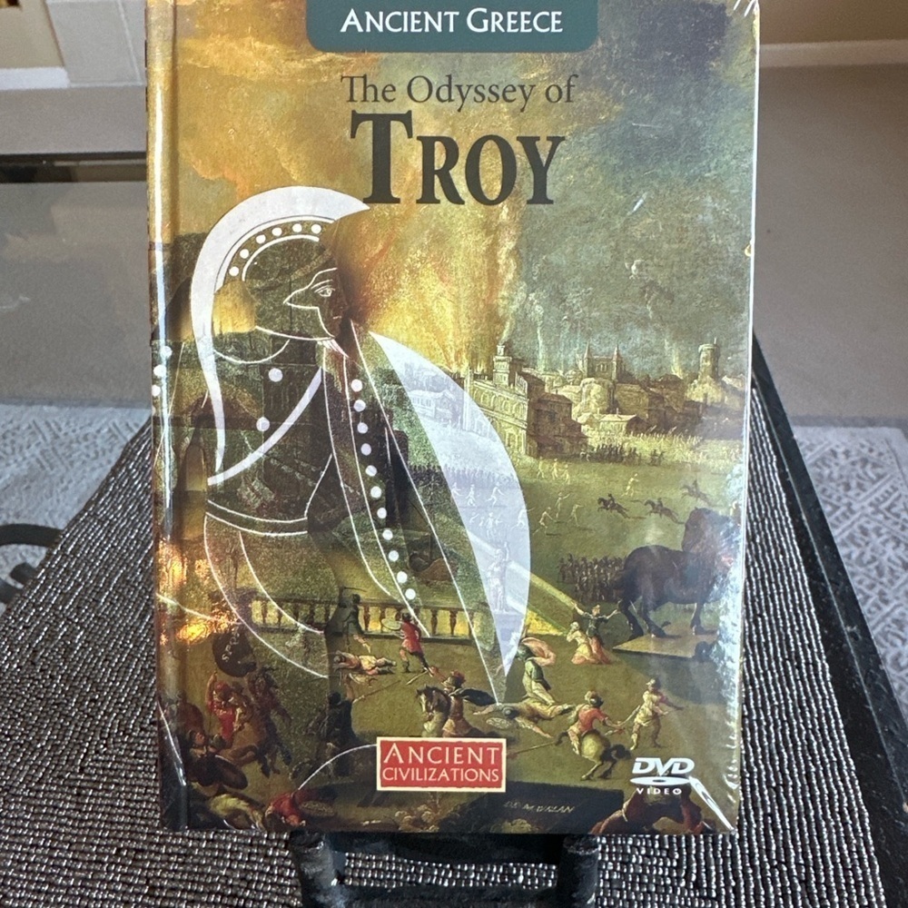 3/$25 The Odyssey of Troy | Ancient Civilizations Hardcover + Sealed DVD